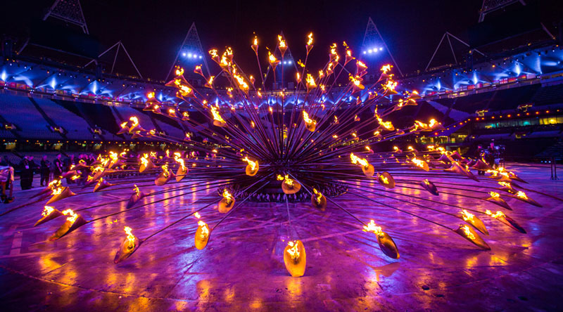 olympic cauldron opening ceremony london 2012 5 10 Incredible Photos of the Olympic Cauldron