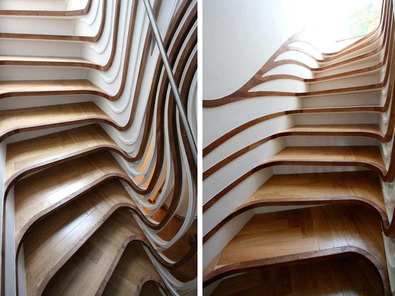 curvaceous staircase