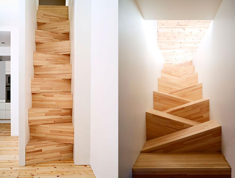 triangle staircase