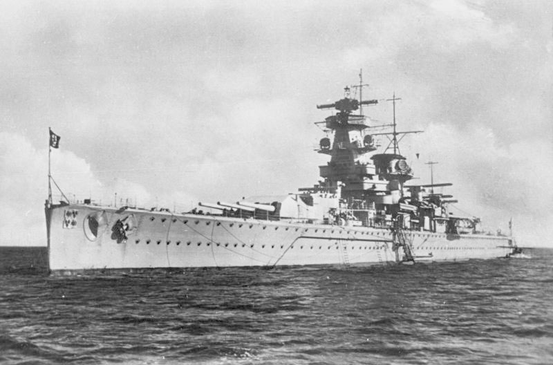 admiral graf spee german battleship world war 2 Man Builds 30 ft Model Replica of a Battleship