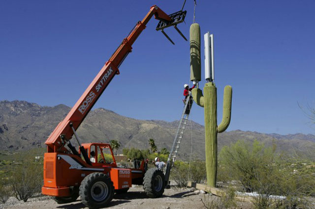 cell phone tower disguised as a cactus 1 35 Secret Passageways Built Into Houses