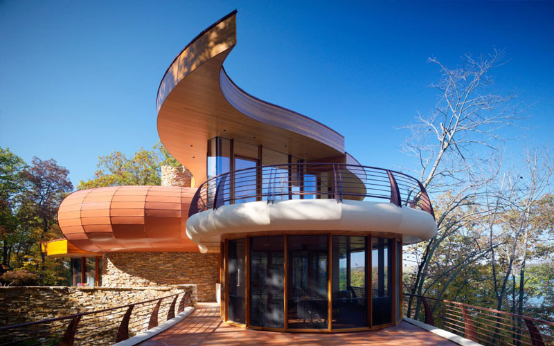 curvaceous chenequa residence by robert harvey oshatz 10 The Curvaceous Chenequa Residence by Robert Harvey Oshatz