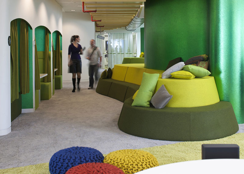 google london hq office by penson 18 Googles Funky Headquarters in London
