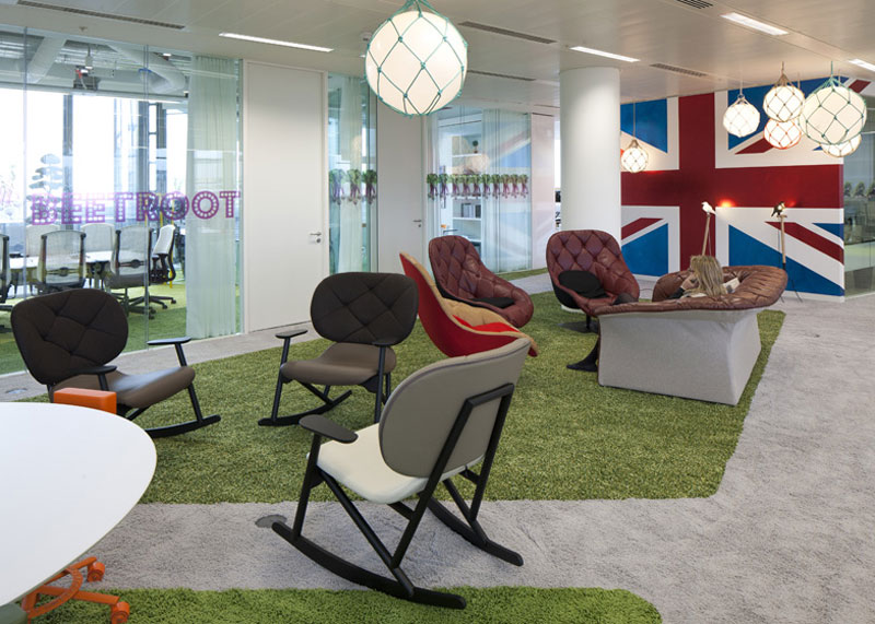 google london hq office by penson 19 Googles Funky Headquarters in London