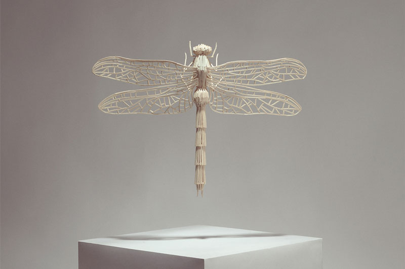 insects made from match sticks Inventive Hand Crafted Art by Kyle Bean