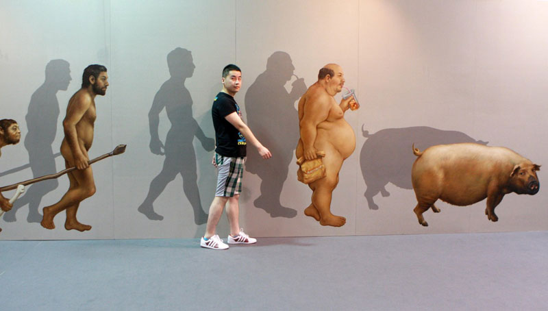 interactive 3d magic art exhibit in china 9 The 3D Art Exhibit that Lets You Interact with the Artwork