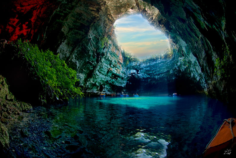 melissani cave kefalonia island greece 3 To Sua: A Natural Swimming Hole in the South Pacific