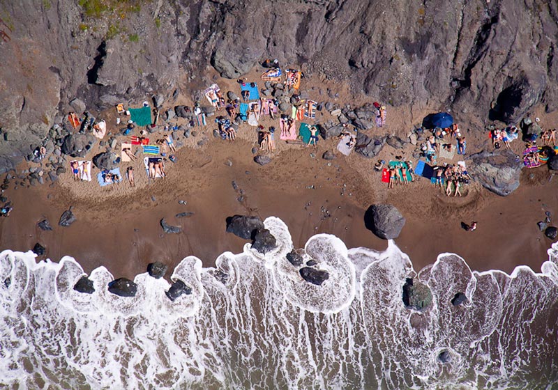 nude beach aerial maison gray Beaches Around the World Seen from Above