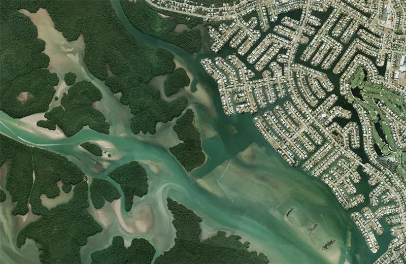 aerial patterns of human housing developments on google maps 20 Patterns of Human Development Found on Google Maps