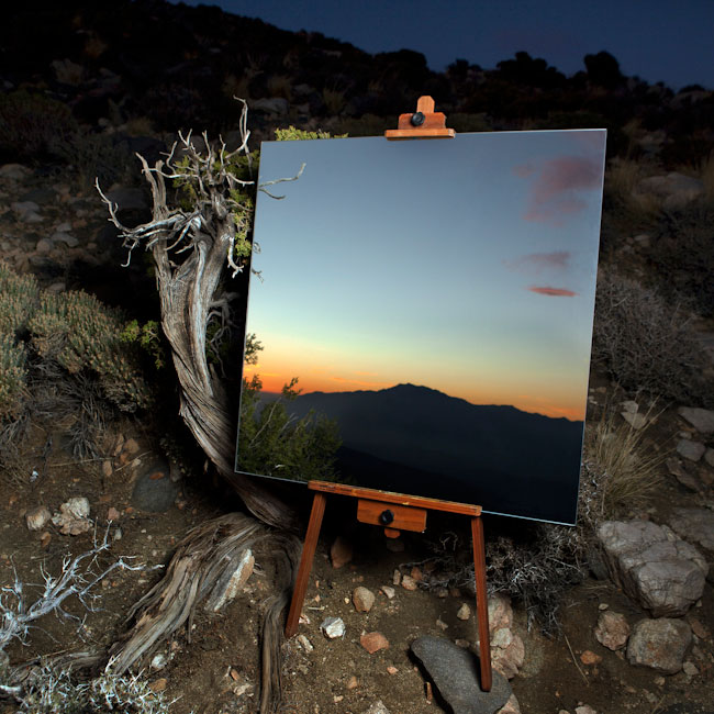 desert landscape portraits using a mirror and easel daniel kukla 2 Desert Landscape Portraits Using a Mirror and Easel