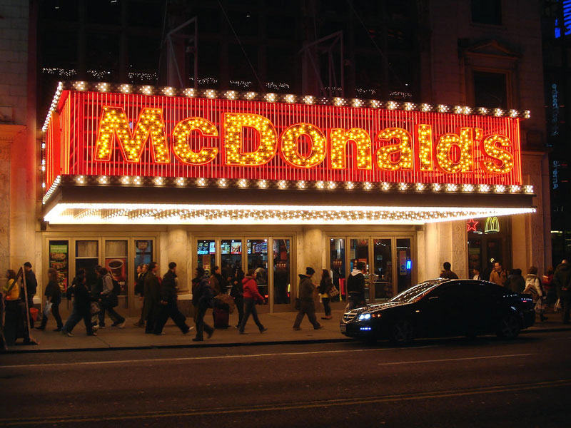 mcdonalds time square new york city location The Most Unusual McDonalds Locations in the World