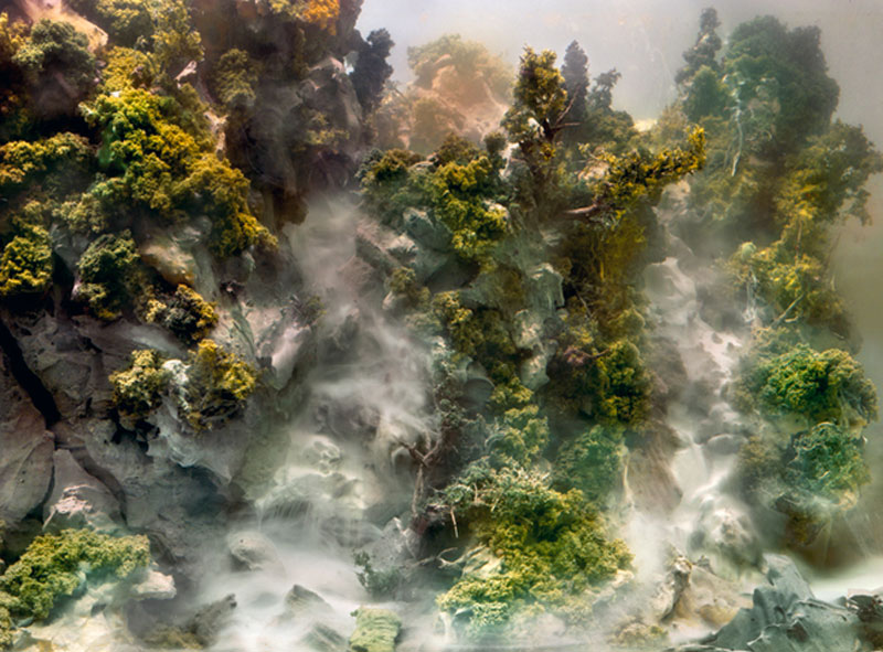 mini landscapes inside a tank that looks like paintings kim keever 8 Amazing Model Landscapes That Look Like Paintings