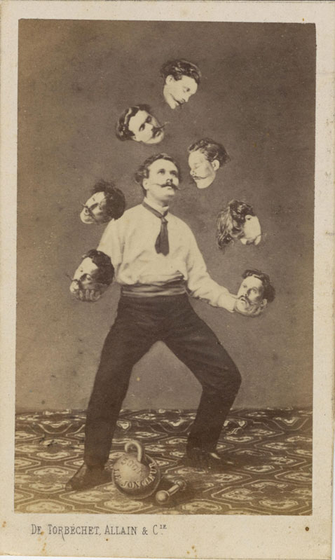 photo manipulation before digital age saint thomas daquin man juggling his own head 15 Photo Manipulations Before the Digital Age