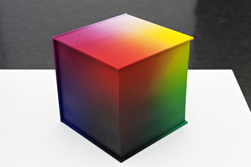printed hardcover rgb color book tauba auerbach 3 Printed Book Attempts to Display Every RGB Color Combination