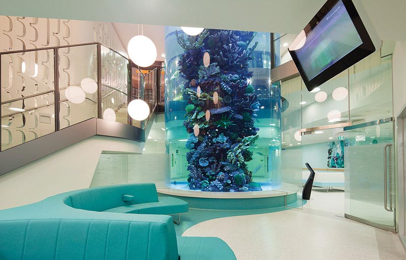 royal childrens hospital aquarium melbourne australia These Kid Inspired Hospital Interiors are Simply Awesome