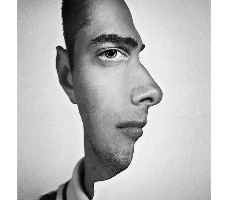 trippy profile pic portrait head on and from side angle Picture of the Day: One Trippy Profile Pic