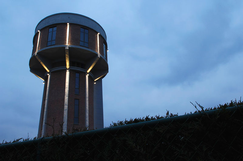 water tower house conversion belgium bham design studio 2 Belgium Water Tower Converted into Single Family Home