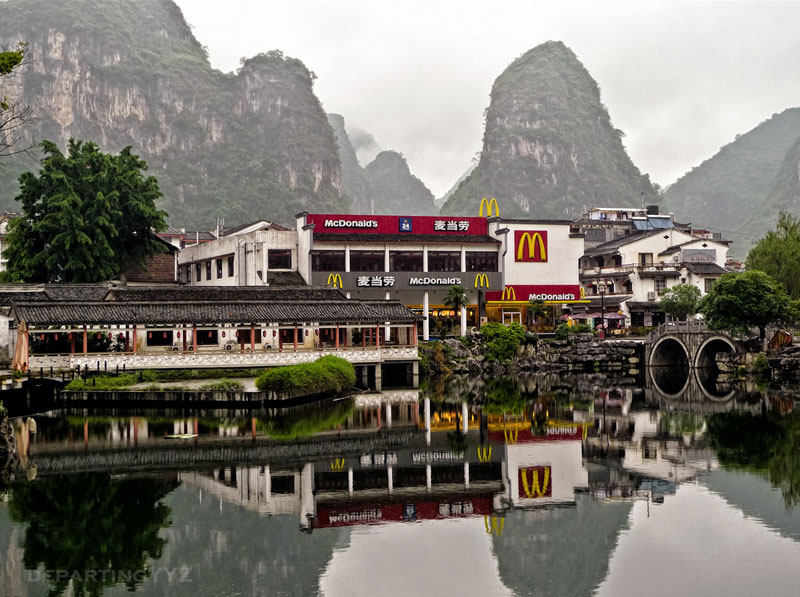 yangshuo china mcdonalds in the mountains The Most Unusual McDonalds Locations in the World