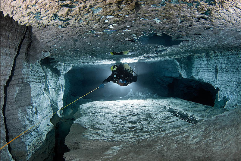 longest underwater cave in russia ordinskaya orda cave 10 Exploring the Longest Underwater Cave in Russia