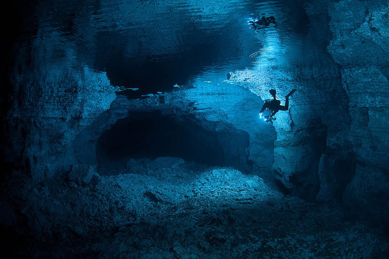 longest underwater cave in russia ordinskaya orda cave 2 Exploring the Longest Underwater Cave in Russia