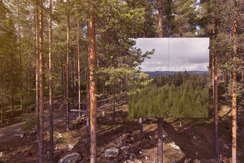 mirror cube treehotel sweden 4 The Treehotel in Sweden for Nature Lovers