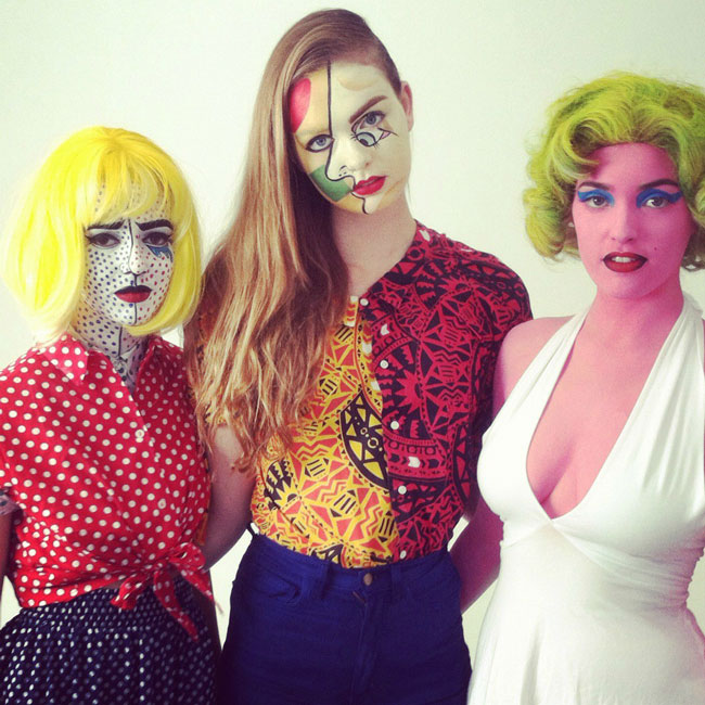 warhol picasso lichtenstein paintings 23 Funny and Creative Halloween Costumes