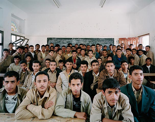 yemen sanaa secondary year 2 english classroom portraits julian germain 18 Classroom Portraits Around the World