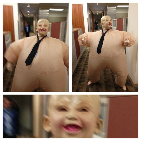 creepy blow up costume The 40 Best Halloween Costumes of 2012