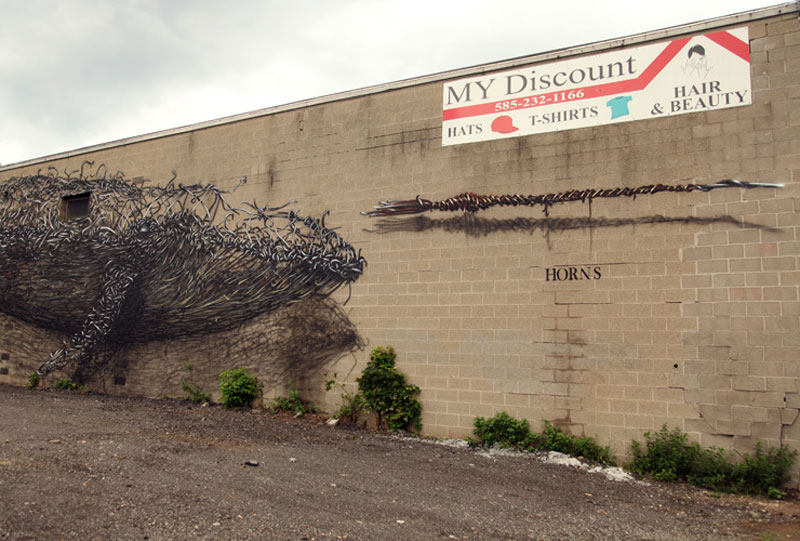 daleast discount evolutionrochester ny usa 2012 7 Twisted Metal Street Art Murals by DALeast