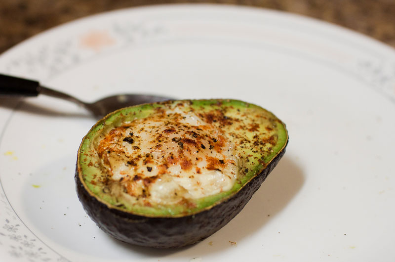 egg baked inside avocado The Plants that Fruits Come From