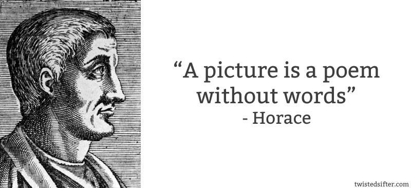 horace picture is poem without words 10 Famous Quotes About Art