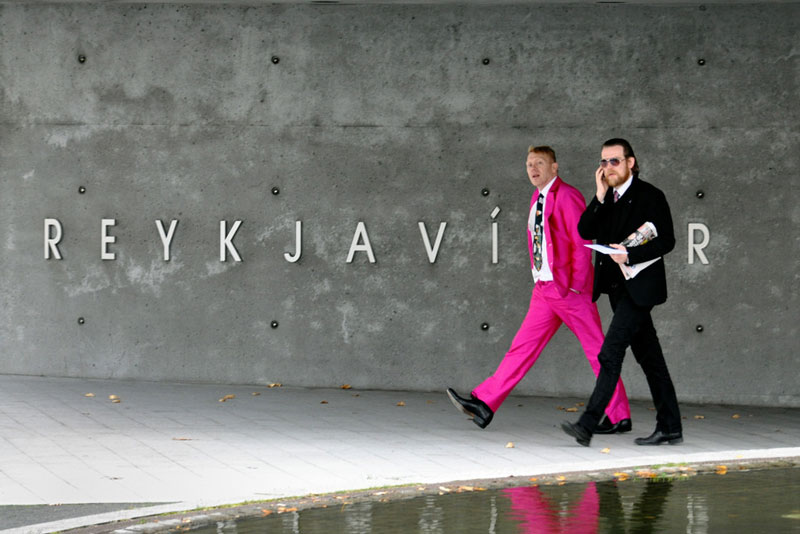 jon gnarr pink suit mayor of reykjavik iceland This is What Happens When a Billionaire Loses a Bet