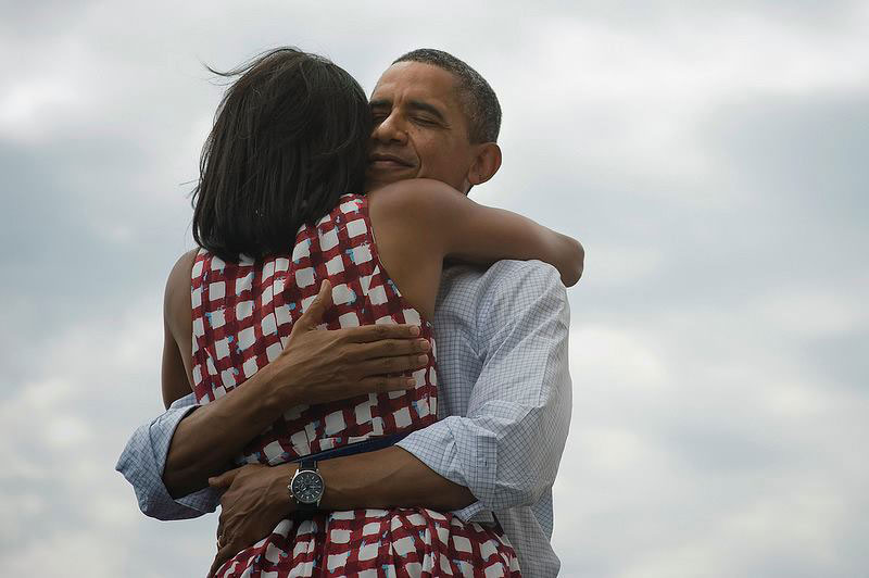 most liked and retweeted photo ever barack obama hugging wife michelle The Most Liked and Retweeted Photo in History