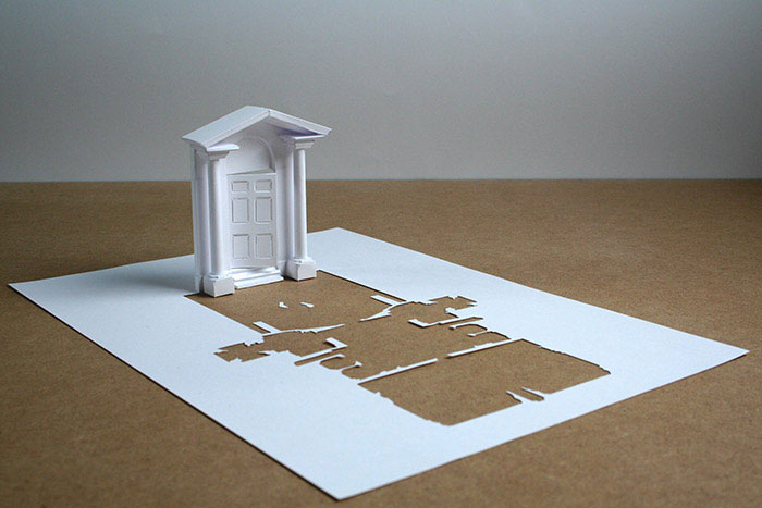 papercraft art from one sheet of paper peter callesen 12 20 Sculptures Cut from a Single Piece of Paper