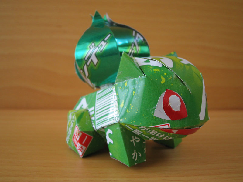 pokemon made from aluminum cans japanese artist makaon (3)