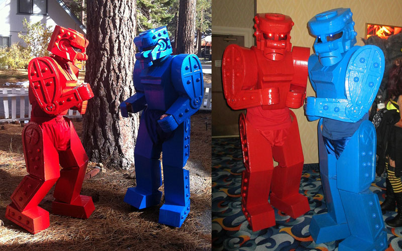 rock em sock em robots The 40 Best Halloween Costumes of 2012