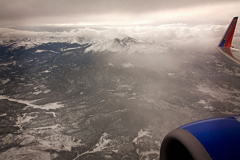rocky mountains aerial from an airplane window Seeing the World Through an Airplane Window