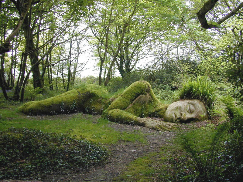 sleeping goddess mud maid woodland walk lost gardens of heligan england1 Picture of the Day: The Sleeping Goddess