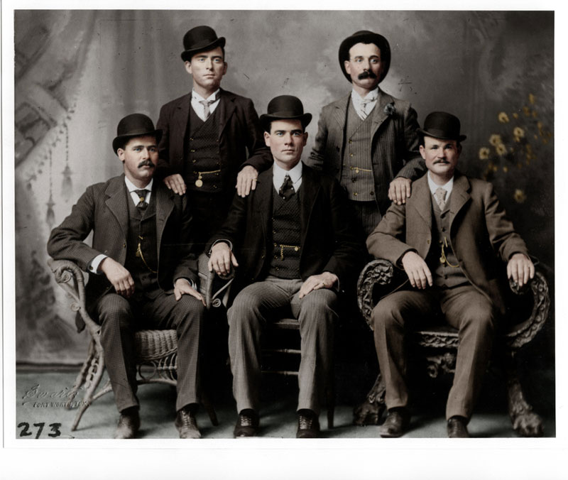 butch cassidy and the wild bunch colorized Adding Color to Historic Photos [20 pics]