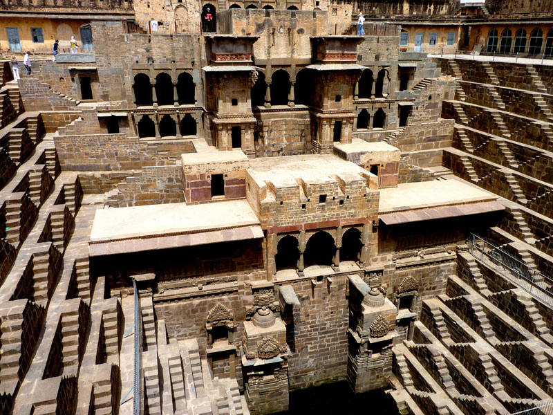 chand baori stepwell in india The Famous Chand Baori Stepwell in India
