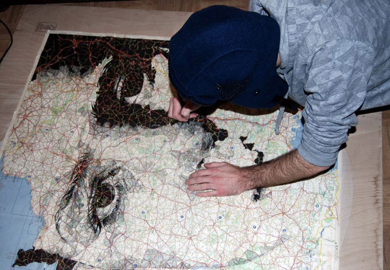 faces drawn onto maps by ed fairburn (1)