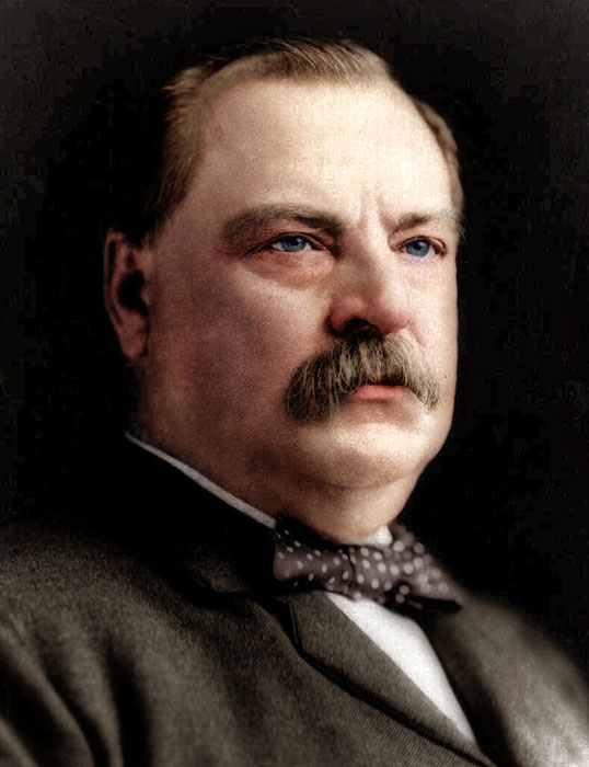 grover cleveland colorized Adding Color to Historic Photos [20 pics]