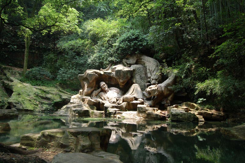 hupao spring hangzhou china dreaming of the tiger sculpture Picture of the Day: Dreaming of the Tiger