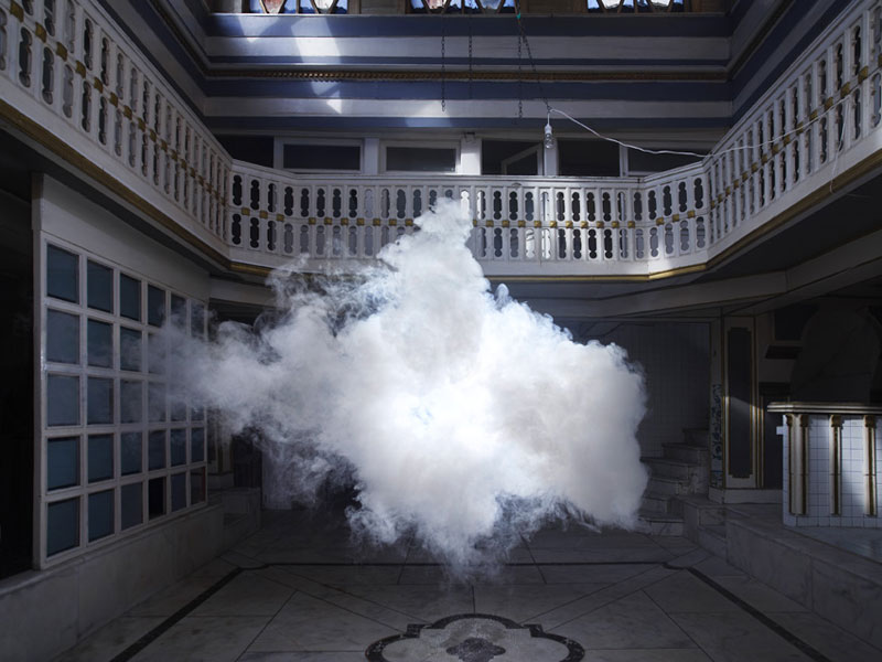 indoor nimbus cloud art installation by berndnaut smilde 1 From Beams to Branches by Henrique Oliveira