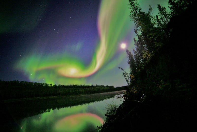 aurora borealis over whitehorse yukon canada Picture of the Day: Aurora Over Whitehorse