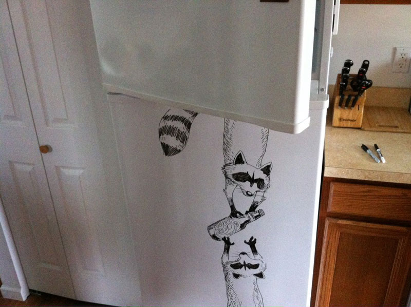 fridge drawings charlie layton freezer fridays (11)