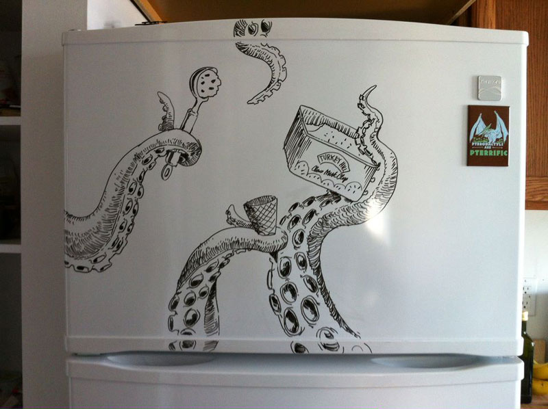 fridge drawings charlie layton freezer fridays (4)