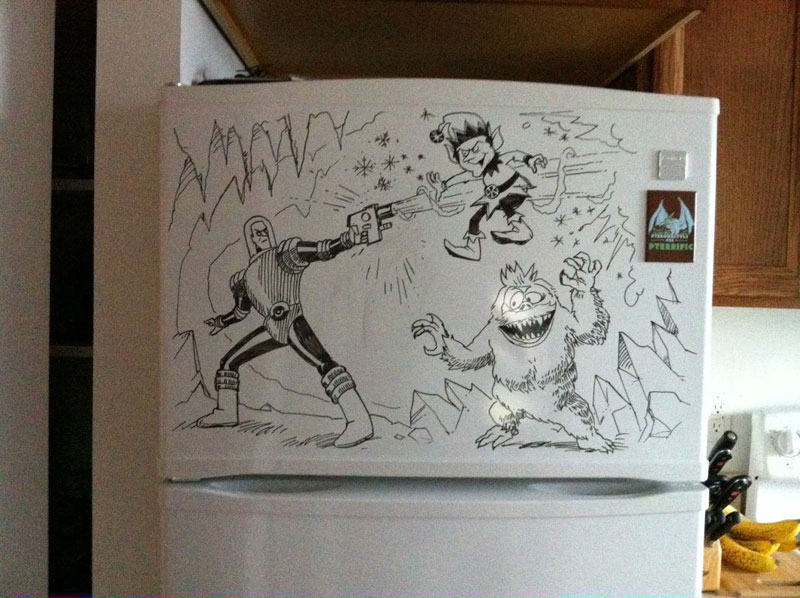 fridge drawings charlie layton freezer fridays (7)