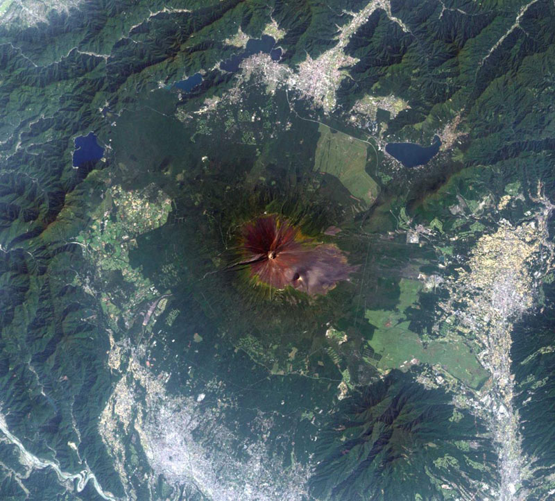 fuji landsat satellite imagae 15 Surreal Satellite Images of Earth