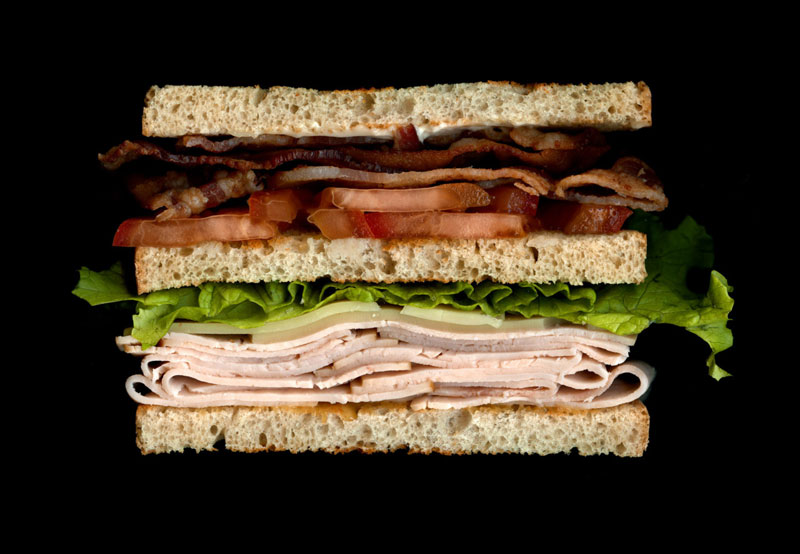 high quality sandwich scans by jon chonko scanwiches 12 Creative Cross Sections of Everyday Foods